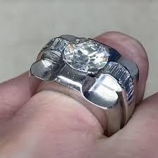 Vintage Old European Cut Diamond Ring (Approx. 3.10-Carats ...