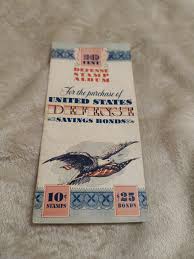 Album for Gluing Stamps for United States Defense 1941-1942 ...