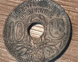 France - 1941 50 Centimes - 1941 1 Franc & 1991 10 Centimes - Etsy