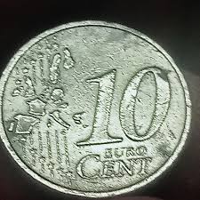 2002 10 CENT EURO GERMANY COIN , POLISHED PLATE , RARE..FOR ...