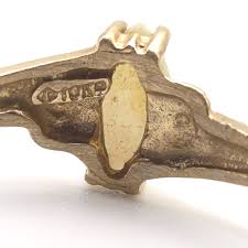 Vintage 10KP Yellow Gold Opal Ring – Dainty October ...