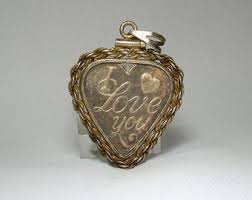 Reserved M-PURE SILVER INGOT Pendant Charm-vintage .999 Fine ...