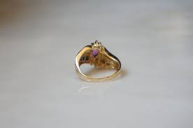 Vintage Estate 14K Gold 1.35TCW Marquise Ruby Solitaire ...