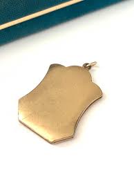 Vintage Gold Filled Curvy Hour Glass Shaped Locket Pendant ...