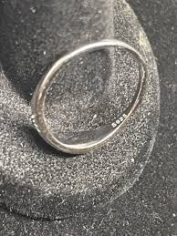 Engraved Ring 925 Sterling Silver - Size 6 - Stackable ...