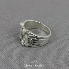 925 Sterling Silver Hand Carved Nugget Ring - Etsy