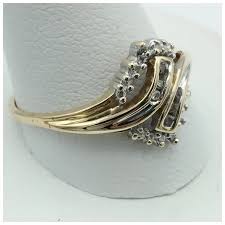 10K .10ctw Diamond Fashion Ring. For Sale at Ruby Lane