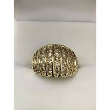 10K Yellow Gold Diamond Ring 1.50 CT T.W. 7.6g - Asher's ...