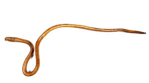 NEW PRICE**American Dog Head Carved Root Cane, Snake Body ...