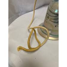 Early 20th Century Iridescent Art Glass Pendant Lamp | Chairish