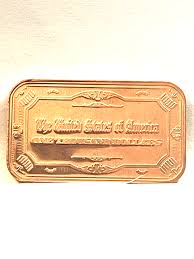 Grover Cleveland $1000 Bars, 10-PACK, 1 Ounce Copper Bars ...
