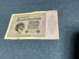 Antique Rare Historical 100,000 German Marks 1923 | eBay