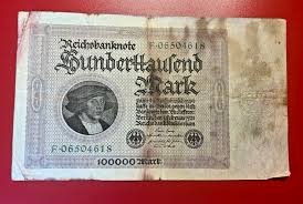 1923 GERMANY 100000 MARK BANKNOTE - NICE WORLD CURRENCY ...