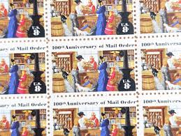 Sheet of 50 100th Anniversary of Mail Order Stamps, 8 Cent 1972 Unused Postage Stamp, Vintage Collectible Stamps - Etsy Denmark