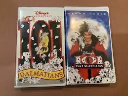 Walt Disney VHS 101 Dalmatians Classic & Glenn Close 101 ...