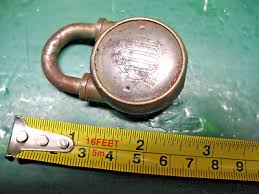 VINTAGE 101 PADLOCK MADE IN USA WITHOUT KEY | eBay