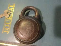 Antique Yale Junior Padlock/Key - Made in USA - Hardened ...