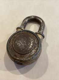 Vintage Padlock marked 9-9 - no key | eBay