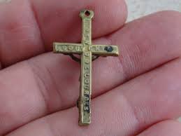 Religious French Copper Catholic Crucifix Cross Holy Jesus ...