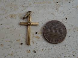 Religious Christian Vermeil Gold Plated French Crucifix ...