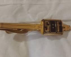 Tie Clip With Initials - Etsy