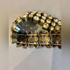 J. Crew | Jewelry | J Crew Rhinestone Stretch Bracelet ...