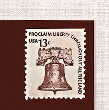 13¢ Liberty Bell - Pack of 25 Unused Postage Stamps from ...