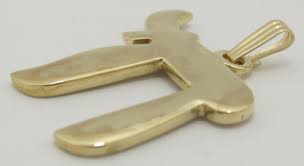 CHAI 14k solid yellow gold pendant. | eBay