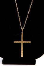 Vintage Gold Cross Necklace | eBay