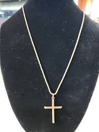 HAN Vintage Sterling 925 Cross Necklace 18" B18 | eBay