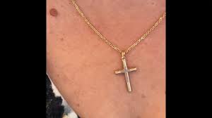 18 Inch Cross Pendant Necklace in 14k Gold – Filigree Jewelers
