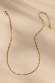 Water-Resistant Delicate Chain Necklace | Anthropologie