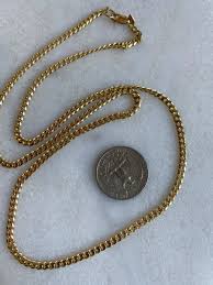 14k Yellow gold Cuban Link 3.6mm Chain Necklace – Wendy Nichol