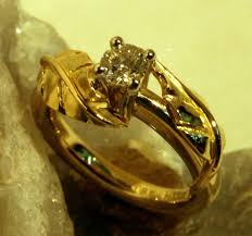 Hand Made in Canada OOAK Hand Chase and Repousse Formed 18k ...