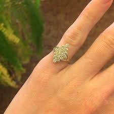 75 ctw Diamond Mini Navette Ring 14k Gold | eBay