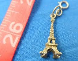 Eiffel Tower Paris France Souvenir Sterling Charm Figural ...