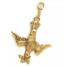 John Wind Charms for Bracelet Peace Dove Gold Silver London ...