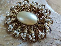 Buy Vintage Max Neiger Brooch-1930s Neiger Cone and ...