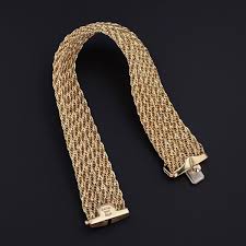 Vintage Necklace and Bracelet Set of 14k Gold - Trademark Antiques