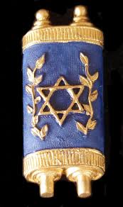 Blue Resin Torah for all your crafts