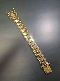 10k Solid Miami Cuban Link Bracelet