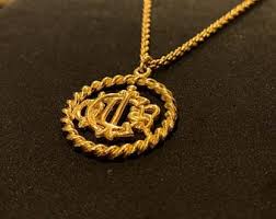 Vintage Christian Dior Signed Gold-plated CD Logo Round Ring ...