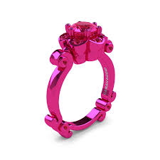 Art Masters Caravaggio 14K Fuchsia Pink Gold 1.0 Ct Pink ...