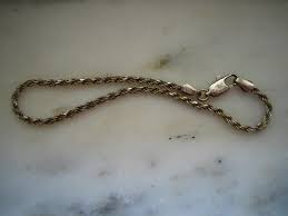 Vintage Sterling Silver Twisted Rope Chain Bracelet - 7" - Etsy
