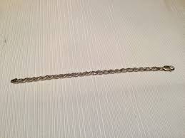 925 Sterling Silver Twisted Rope Link Bracelet 7 1/2” 4mm | eBay