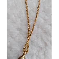 Charles Jourdan Gold Tone Necklace
