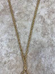 VTG Gold Tone Necklace with 1971 Quarter 25 Cent Coin ...