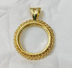 925 Sterling Silver Round Bezel Pendant Blank: Coin ...