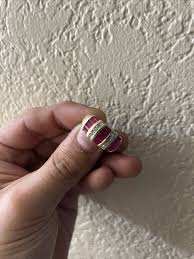 VINTAGE ruby and diamond ring CRP THAILAND 14k gold | eBay