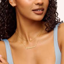 Fine Signature Name Necklace (Gold)